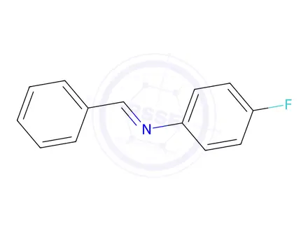 Chemical structure of N-(Benzylidene)-4-fluoroaniline