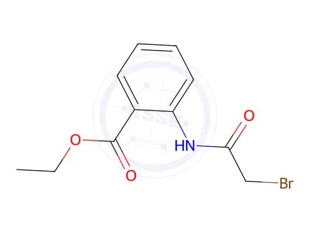 Chemical structure of Ethyl 2-(2-bromoacetamido)benzoate