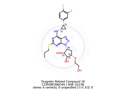 Chemical structure of Ticagrelor Impurity 83