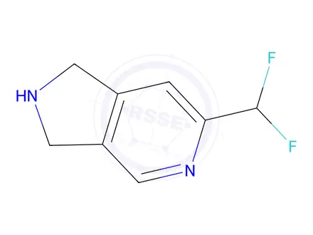 Chemical structure of 6-(Difluoromethyl)-2,3-dihydro-1H-pyrrolo[3,4-c]pyridine