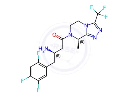 Chemical structure of Cetagliptin Impurity 93