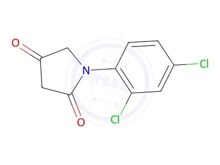 Chemical structure of 1-(2,4-Dichlorophenyl)pyrrolidine-2,4-dione