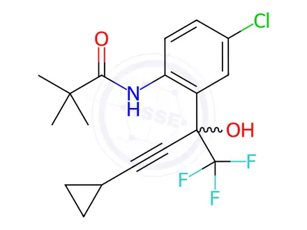 Chemical structure of Efavirenz Impurity 39