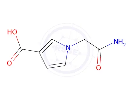 Chemical structure of 1-(carbamoylmethyl)-1h-pyrrole-3-carboxylic acid