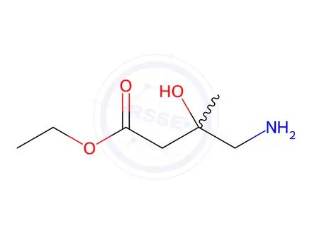 Chemical structure of Ethyl 4-amino-3-hydroxy-3-methylbutanoate