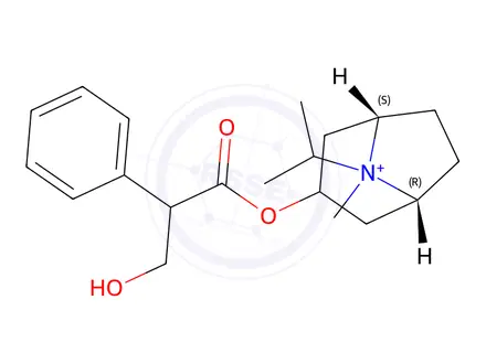 Chemical structure of ipratropium