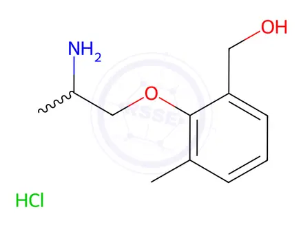 Chemical structure of Hydroxymethyl Mexiletine (HCl Salt)