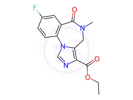 Chemical structure of Flumazenil
