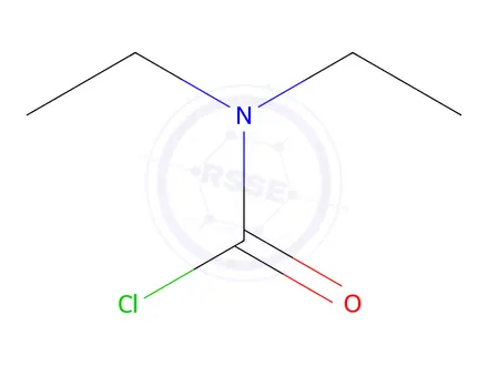 Chemical structure of Disulfiram Impurity 9 (Diethylcarbamoyl Chloride)