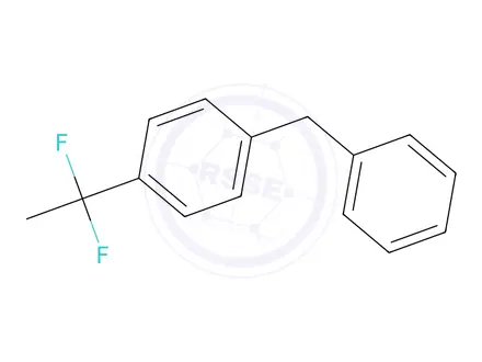 Chemical structure of 1-Benzyl-4-(1,1-difluoroethyl)benzene