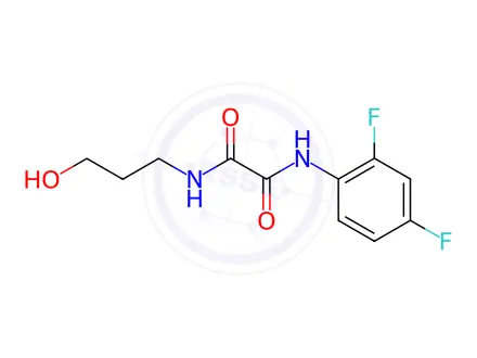 Chemical structure of N1-(2,4-Difluorophenyl)-N2-(3-hydroxypropyl)oxalamide