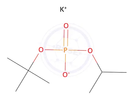 Chemical structure of Potassium tert-butyl isopropyl phosphate