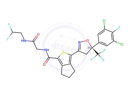 Chemical structure of Lotilaner Impurity 72