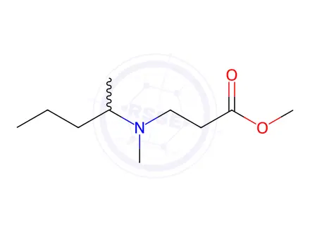 Chemical structure of methyl 3-(methyl(pentan-2-yl)amino)propanoate