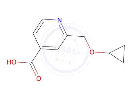 Chemical structure of 2-(Cyclopropoxymethyl)isonicotinic acid