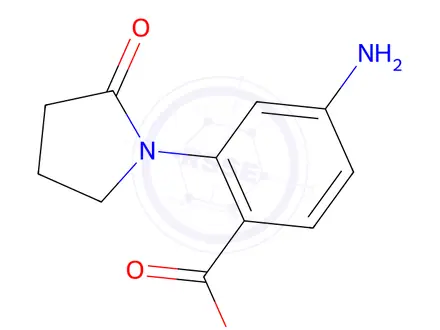Chemical structure of 4-Amino-2-(2-oxopyrrolidin-1-yl)benzoic acid
