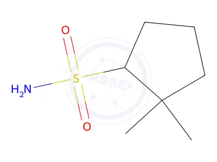 Chemical structure of 2,2-Dimethylcyclopentane-1-sulfonamide