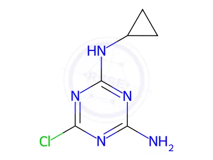 Chemical structure of Cyprazine-desisopropyl