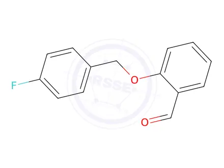 Chemical structure of 2-[(4-Fluorobenzyl)oxy]benzaldehyde