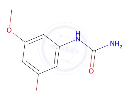 Chemical structure of 1-(3,5-Dimethoxyphenyl)urea