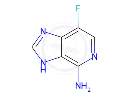 Chemical structure of 7-Fluoro-1H-imidazo[4,5-c]pyridin-4-amine