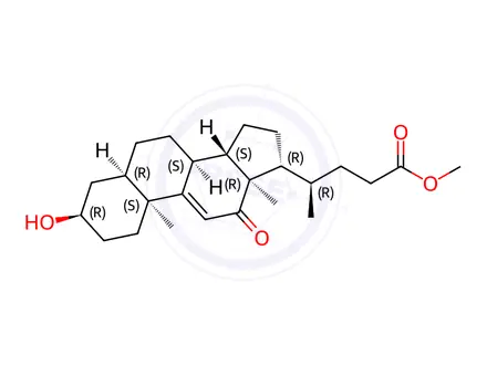 Chemical structure of Deoxycholic acid Impurity 39