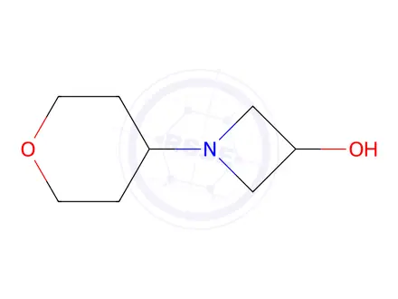 Chemical structure of 1-(oxan-4-yl)azetidin-3-ol