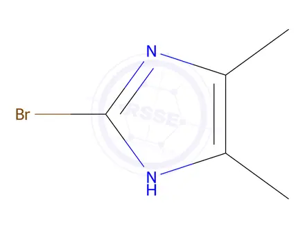 Chemical structure of 2-Bromo-4,5-dimethyl-1H-imidazole