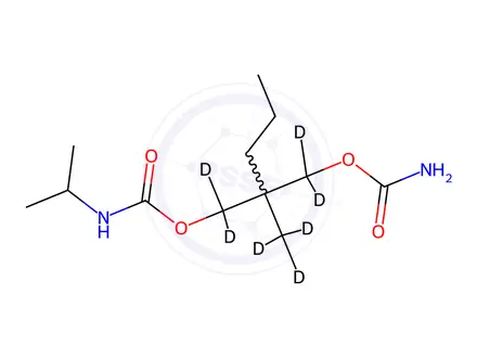 Chemical structure of Carisoprodol-d7A