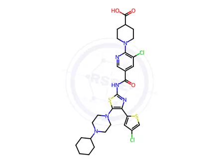 Chemical structure of Avatrombopag (AKR-501)