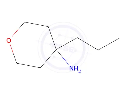 Chemical structure of 4-Propyltetrahydro-2H-pyran-4-amine