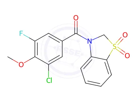 Chemical structure of Dotinurad Impurity 18