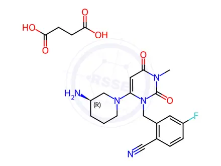 Chemical structure of Trelagliptin Succinate