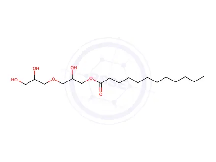 Chemical structure of Polyglyceryl-2 Laurate