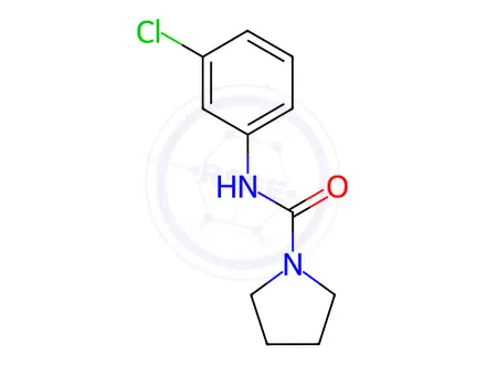 Chemical structure of N-(3-Chlorophenyl)pyrrolidine-1-carboxamide