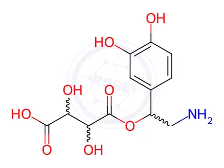 Chemical structure of Norepinephrine Impurity 173