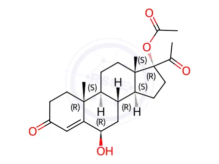 Chemical structure of Progesterone Impurity 54