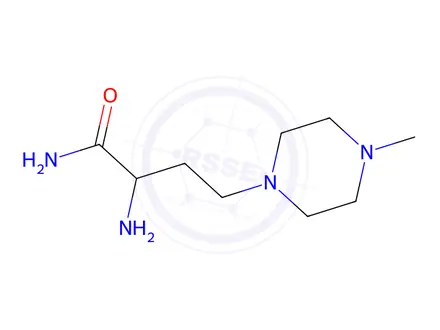 Chemical structure of 2-Amino-4-(4-methylpiperazin-1-yl)butanamide