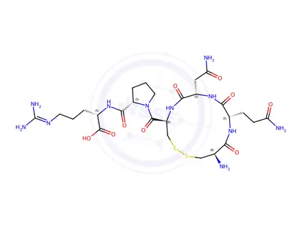 Chemical structure of argipressin (4-8)