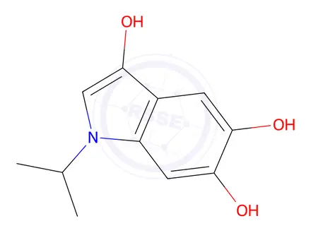 Chemical structure of 3,5,6-Trihydroxy-1-isopropylindole