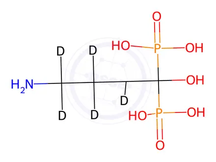 Chemical structure of Alendronic-2,2,3,3,4,4 D6 Acid
