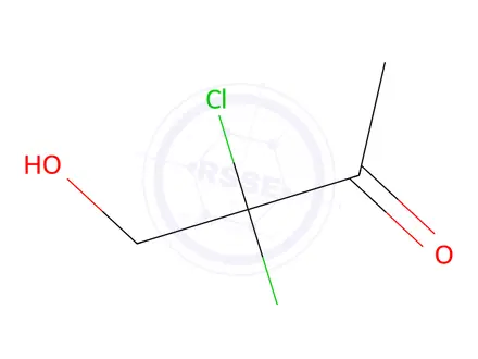 Chemical structure of 2-Butanone, 3,3-dichloro-4-hydroxy-