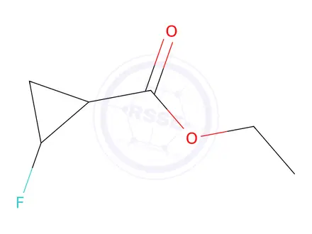 Chemical structure of trans-2-Fluoro-cyclopropanecarboxylicacidethylester
