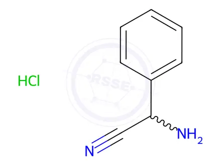 Chemical structure of 2-Phenylglycinonitrile Hydrochloride