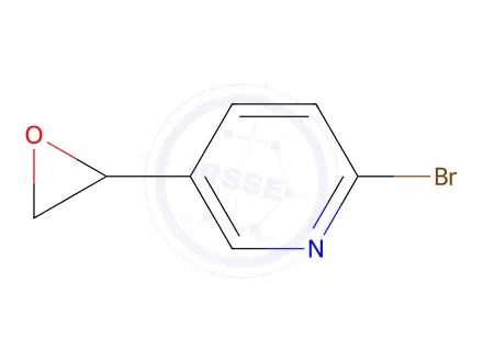 Chemical structure of 2-Bromo-5-(oxiran-2-yl)pyridine