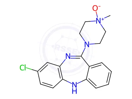 Chemical structure of Clozapine N-oxide