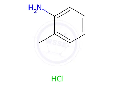 Chemical structure of o-Toluidine Chloride