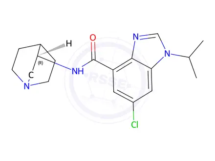 Chemical structure of RS 16566 Dihydrochloride