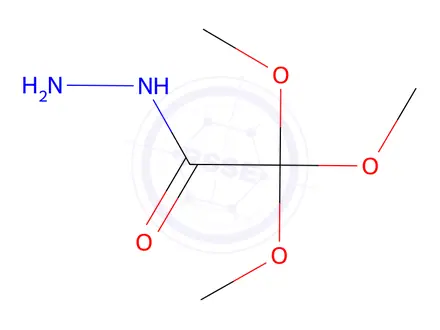 Chemical structure of Trimethoxy-acetic acid hydrazide