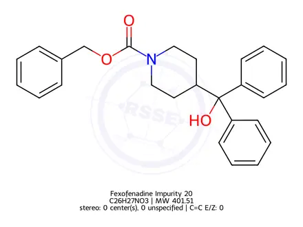 Chemical structure of Fexofenadine Impurity 100
